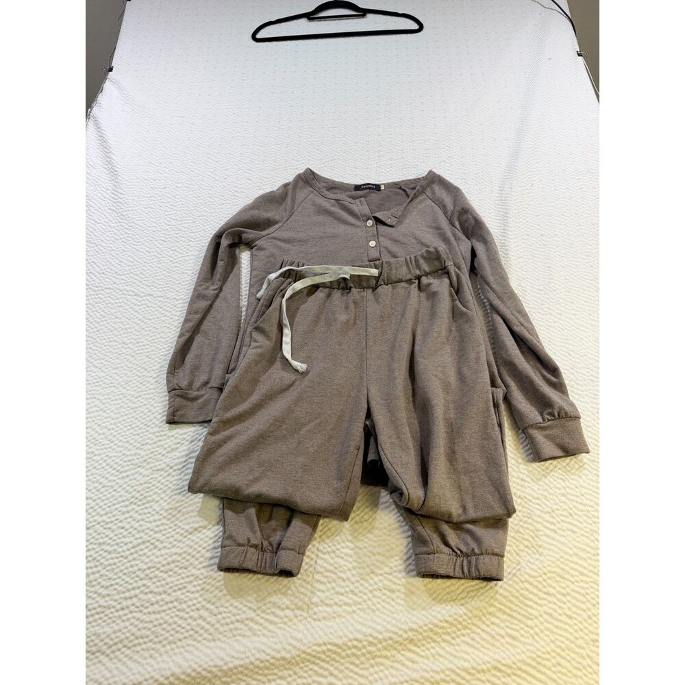 Automet Casual Travel Top and Bottom Loungewear